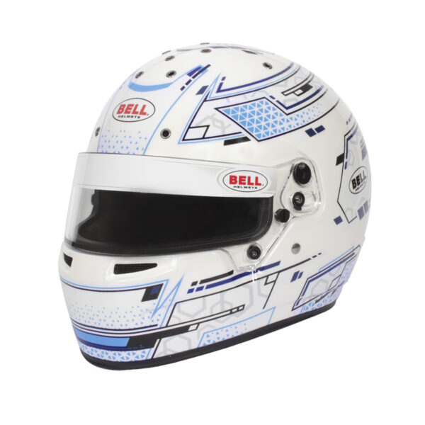 BELL RS7-K STAMINA WHITE/BLUE - KARTING