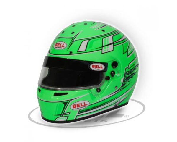 Bell KC7-CMR Champion Green kart helmet