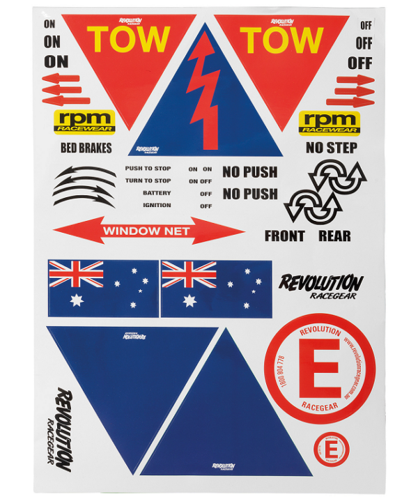 RPM DECAL SHEET