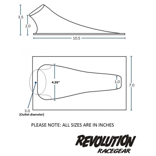 NACA Duct - 3" (WITH FLANGE)