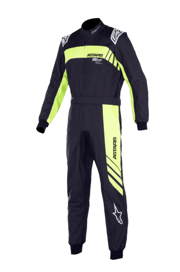 ALPINESTARS KART KMX9 SUIT V3 YOUTH GRAPHIC 3 BLACK YELLOW FLURO