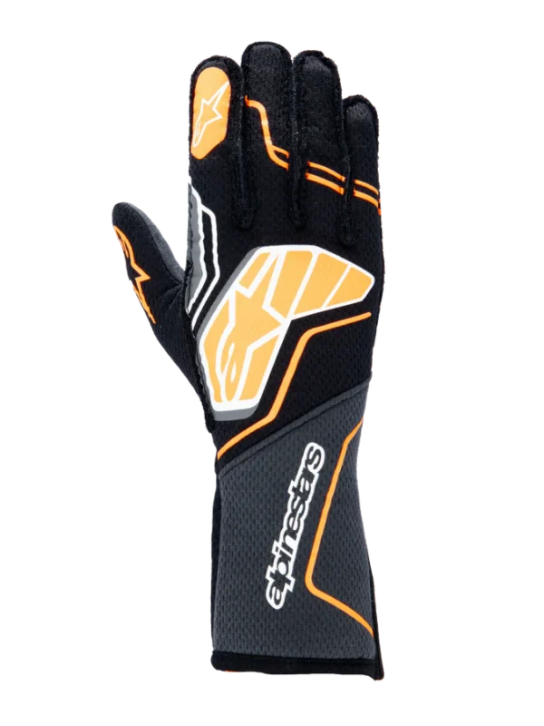 ALPINESTARS TECH-1 ZX V4 FIA GLOVE BLACK/FLURO ORANGE