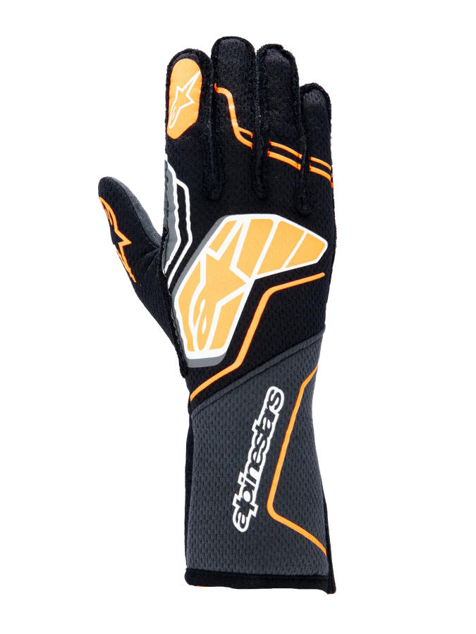 ALPINESTARS TECH-1 ZX V4 FIA GLOVE BLACK/FLURO ORANGE