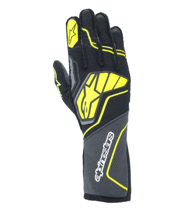 ALPINESTARS TECH-1 ZX V4 FIA GLOVE BLACK/FLURO YELLOW