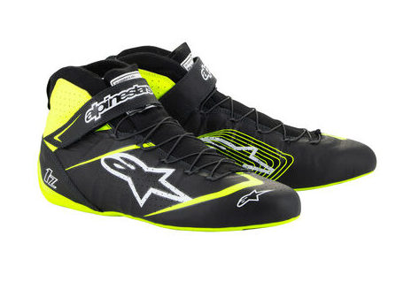 ALPINESTARS TECH-1 Z V3 RACE SHOE BLACK/FLURO YELLOW