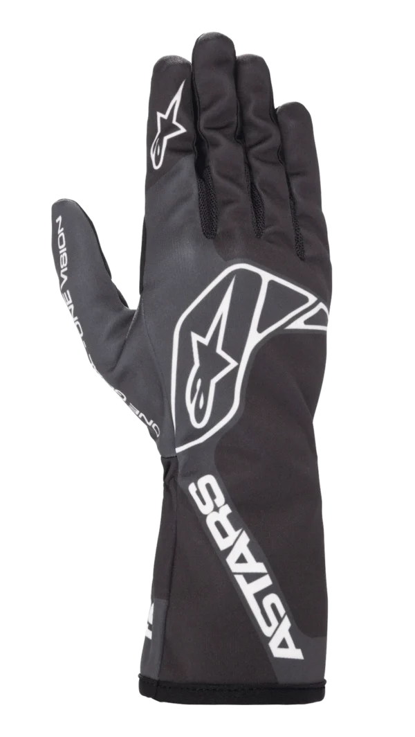 ALPINESTARS TECH-1 K RACE YOUTH GLOVE BLACK GREY