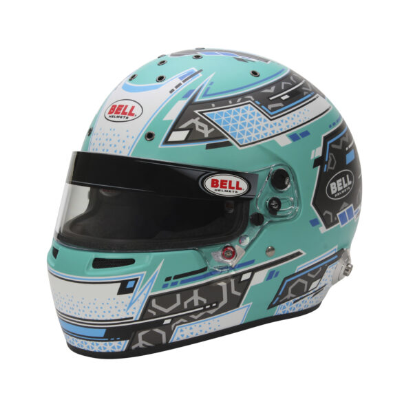 BELL RS7 STAMINA ANTHRACITE AQUAMARINE FIA8859