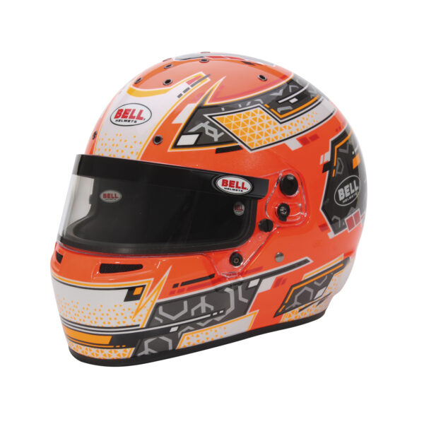 BELL RS7-K STAMINA ANTHRACITE ORANGE - KARTING