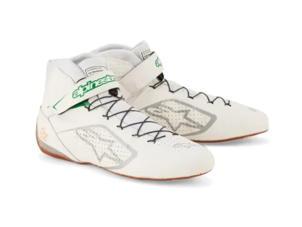 ALPINESTARS TECH-1 Z V3 RACE SHOE WHITE GREEN GUM