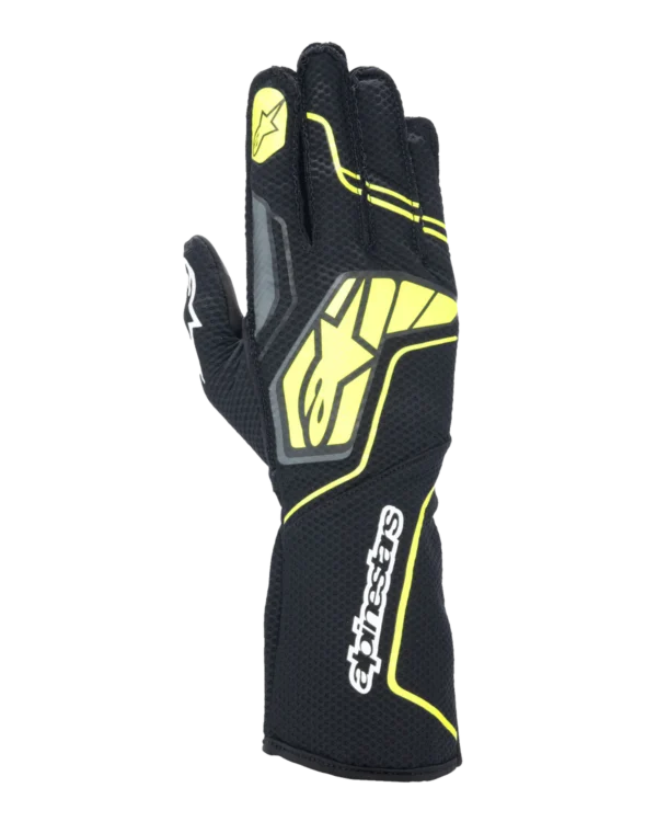 ALPINESTARS TECH 1 KX V4 GLOVES GREY BLACK YELLOW