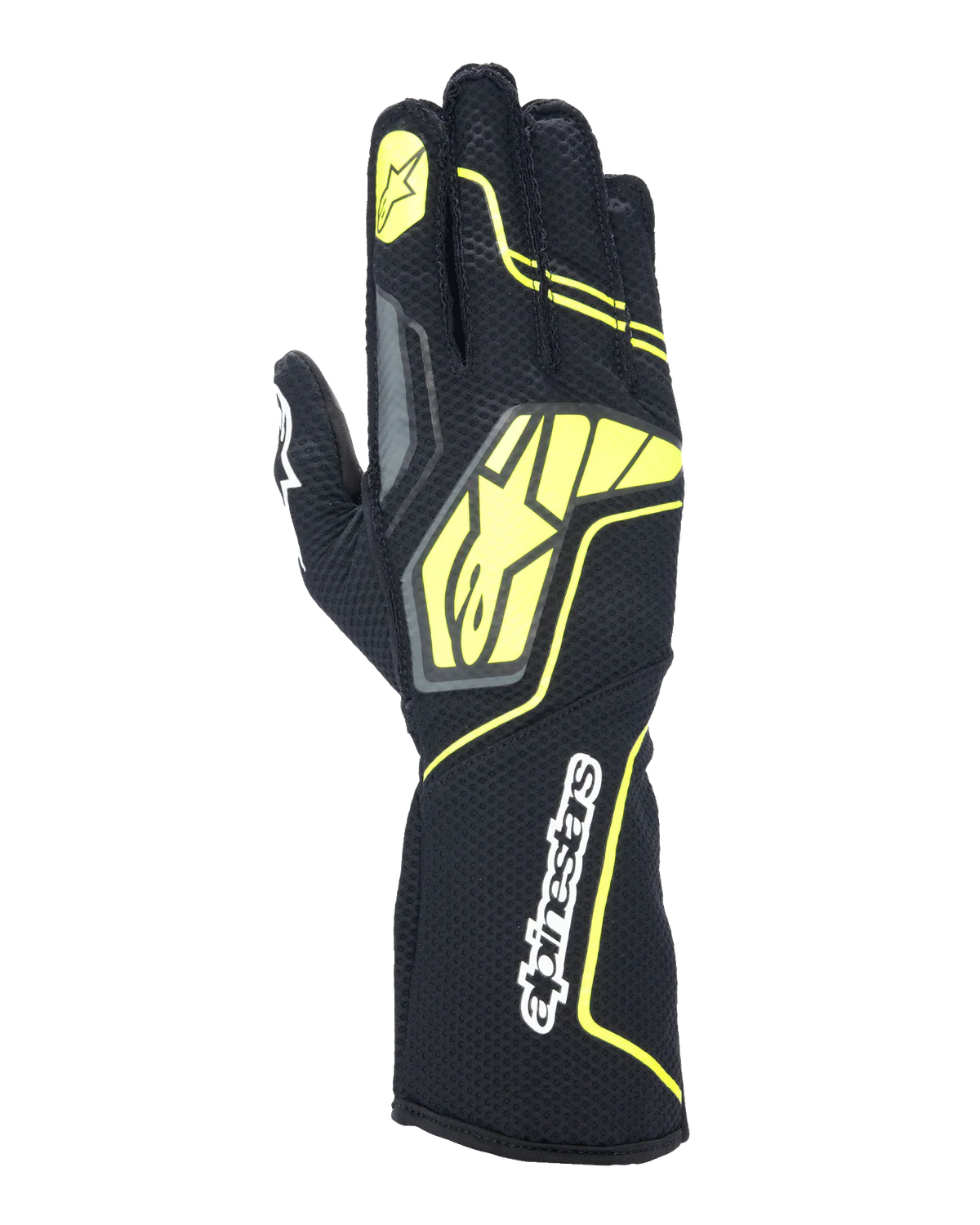 ALPINESTARS TECH 1 KX V4 GLOVES GREY BLACK YELLOW