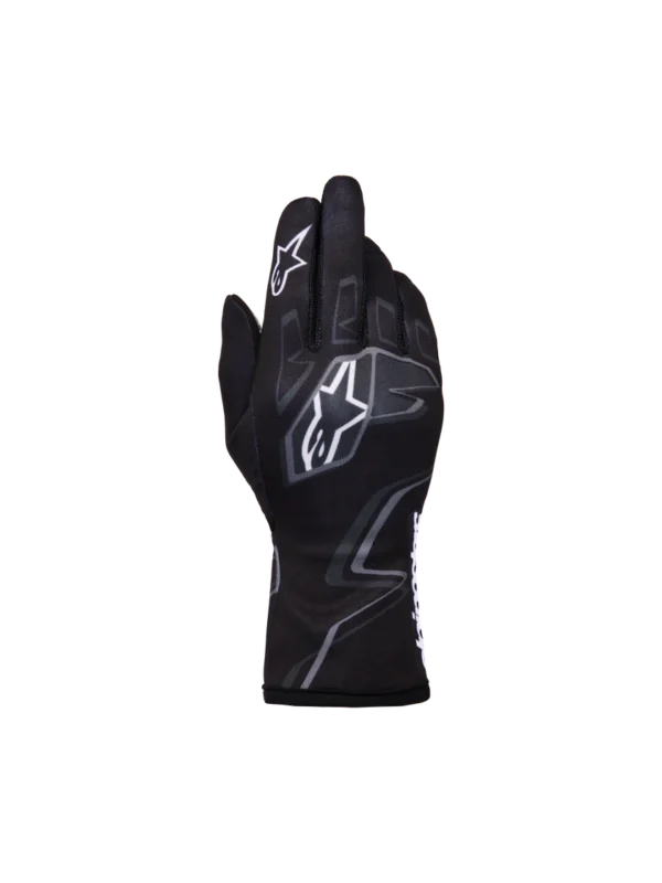 ALPINESTARS TECH 1 K RACE S V2 YOUTH GLOVE GREY BLACK WHITE