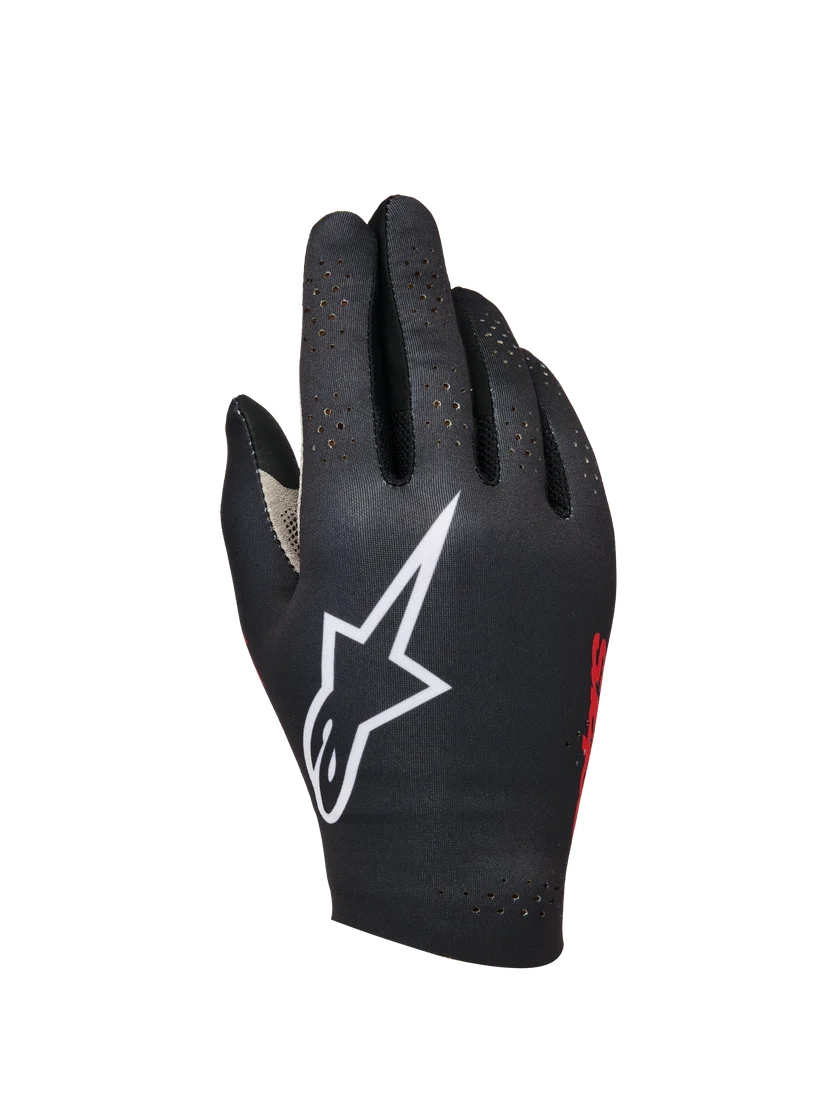 ALPINESTARS SIM GLOVES BLACK RED WHITE