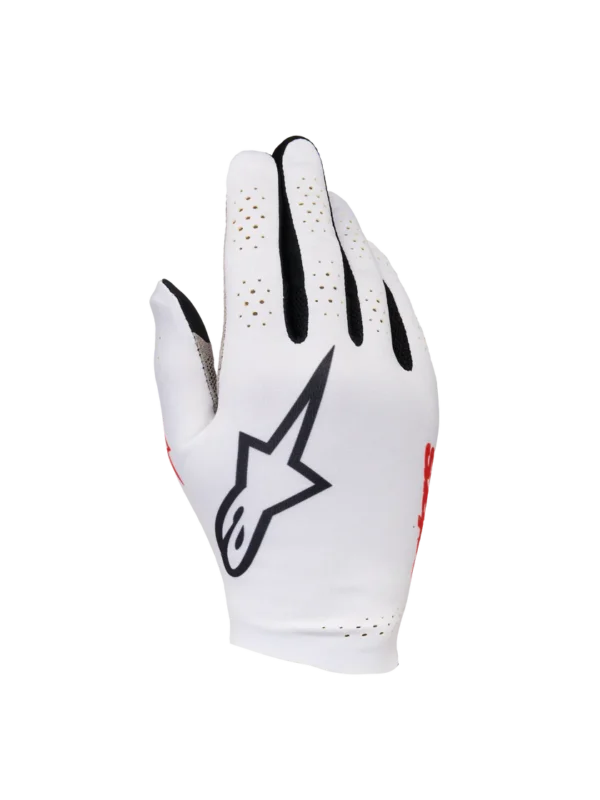 ALPINESTARS SIM GLOVES SILVER BLACK RED
