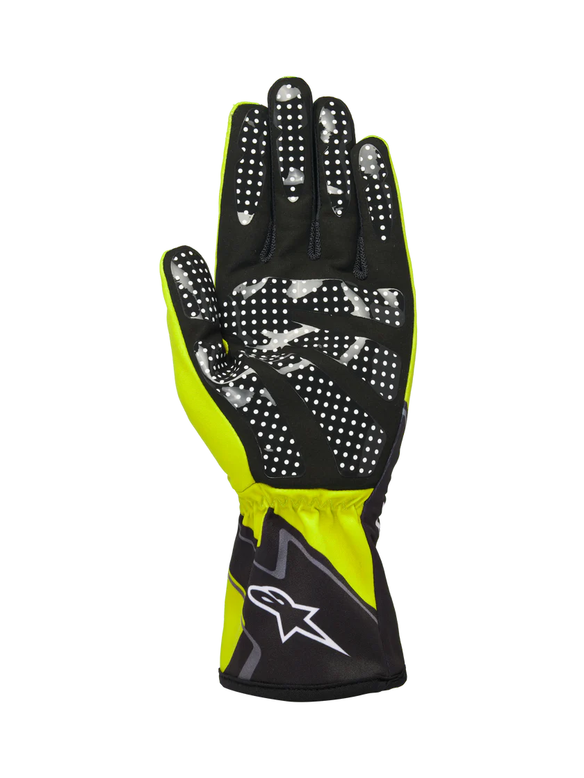 ALPINESTARS TECH-1 K RACE V2 YELLOW BLACK WHITE - Image 2