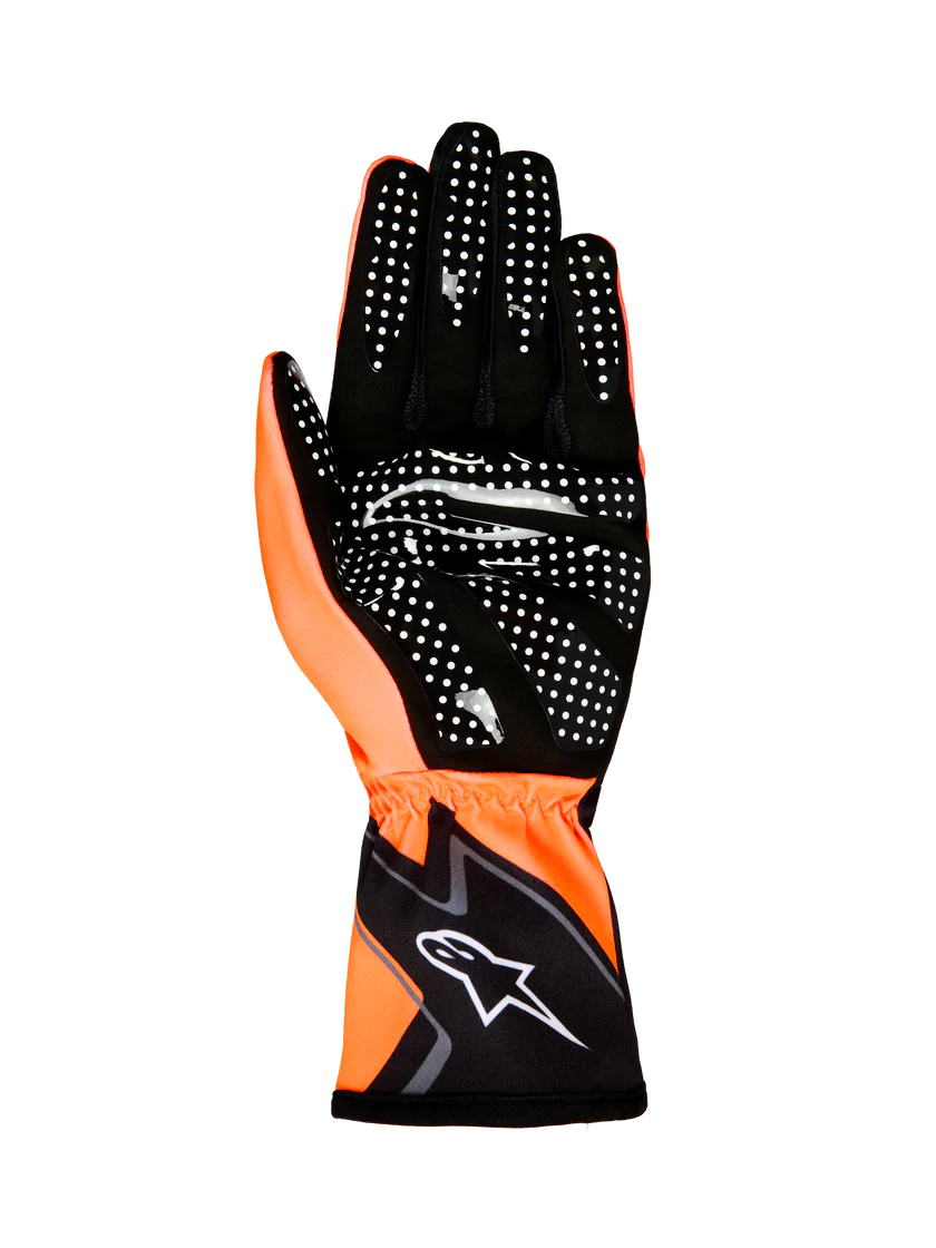 ALPINESTARS TECH-1 K RACE V2 ORANGE BLACK WHITE - Image 2