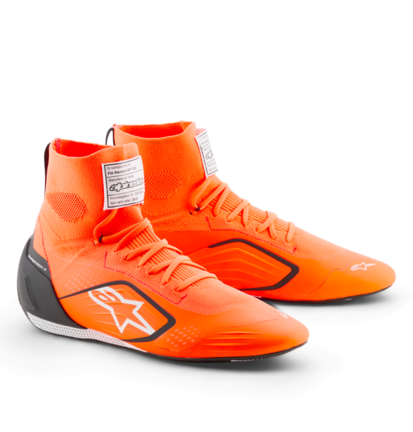 ALPINESTARS SUPERTECH K SHOE ORANGE / BLACK