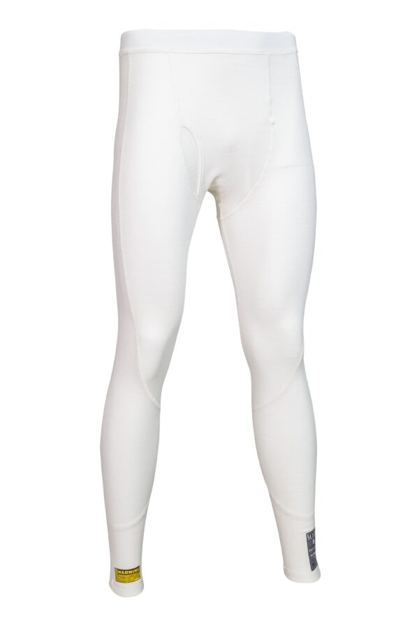 RPM NOMEX UNDERWEAR PANTS WHITE FIA 8856-2000