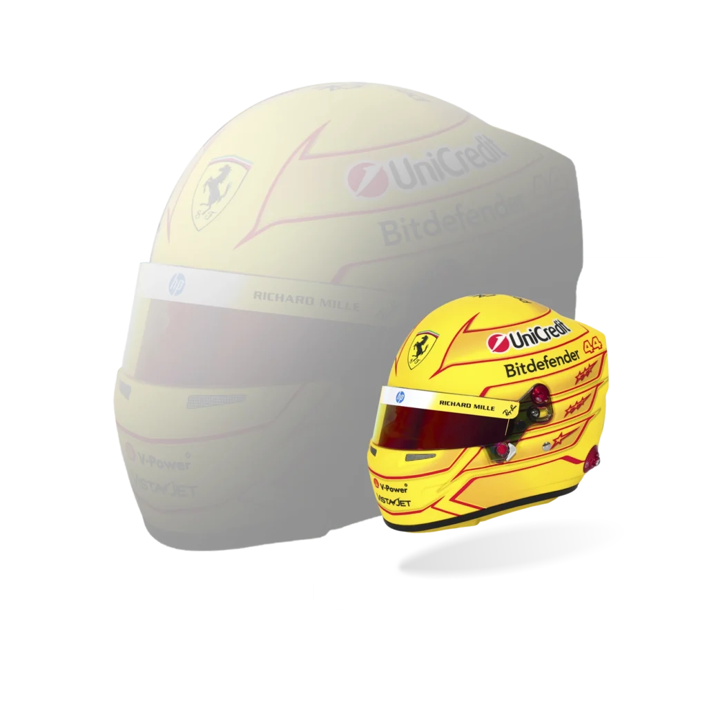 BELL MINI HELMET LEWIS HAMILTON 2026 FERRARI - Image 9