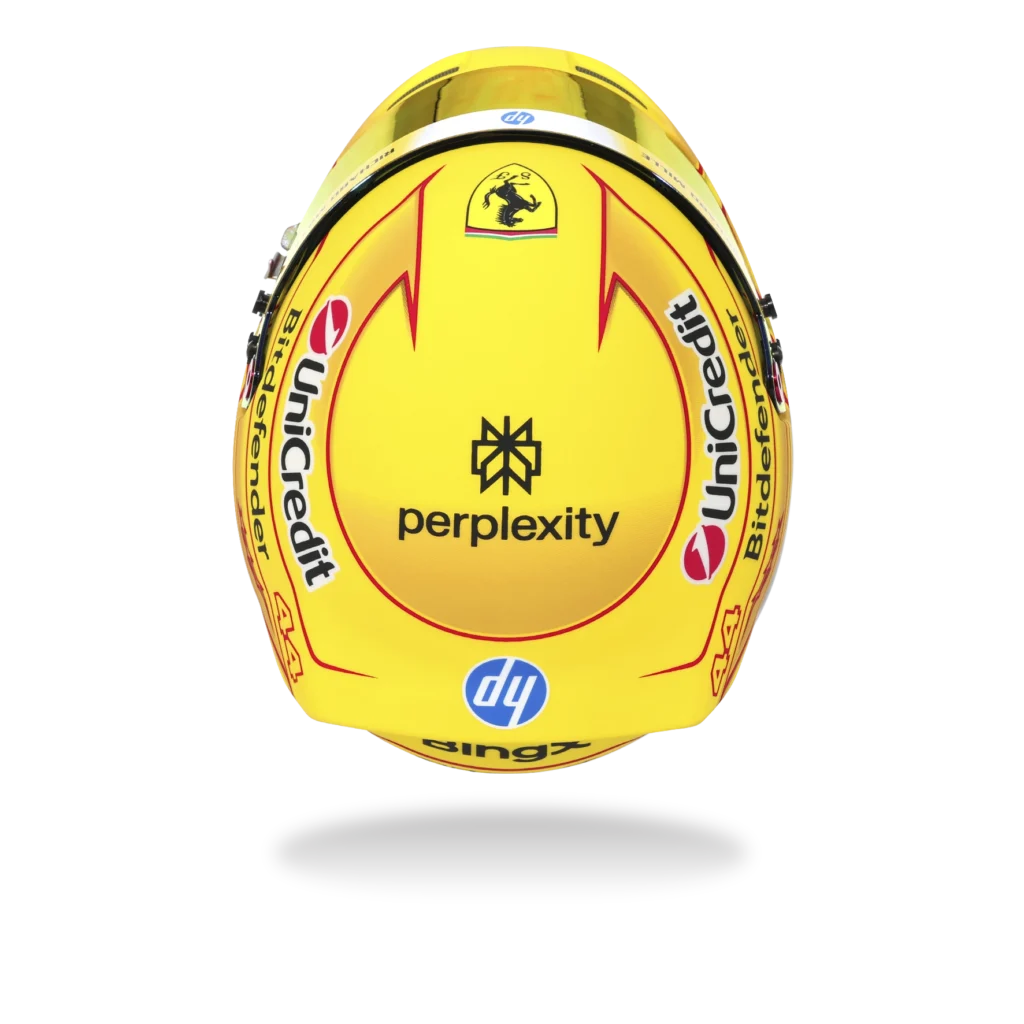 BELL MINI HELMET LEWIS HAMILTON 2026 FERRARI - Image 4
