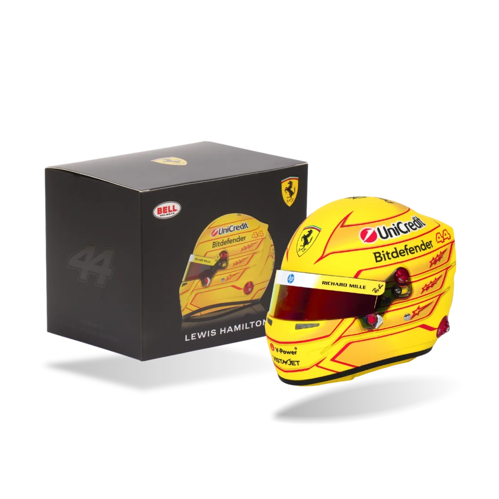 BELL MINI HELMET LEWIS HAMILTON 2026 FERRARI - Image 3