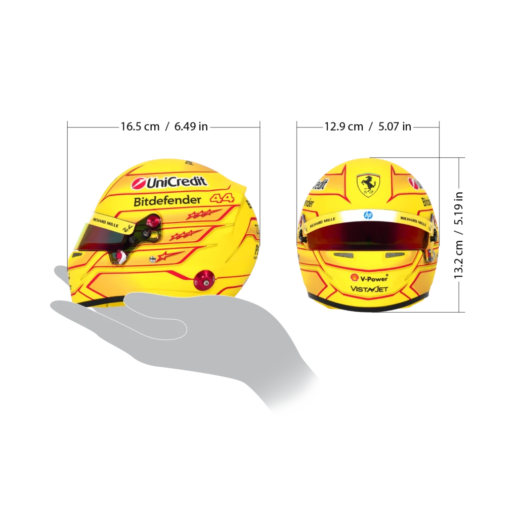 BELL MINI HELMET LEWIS HAMILTON 2026 FERRARI - Image 2